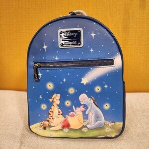 Loungefly Disney Winnie the Pooh Stargazing Light-Up Mini Backpack NEW
